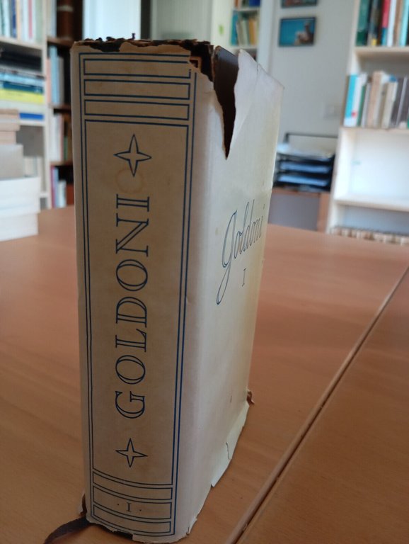 Carlo Goldoni, Opere volume I, prima, 1, Mondadori, 1959