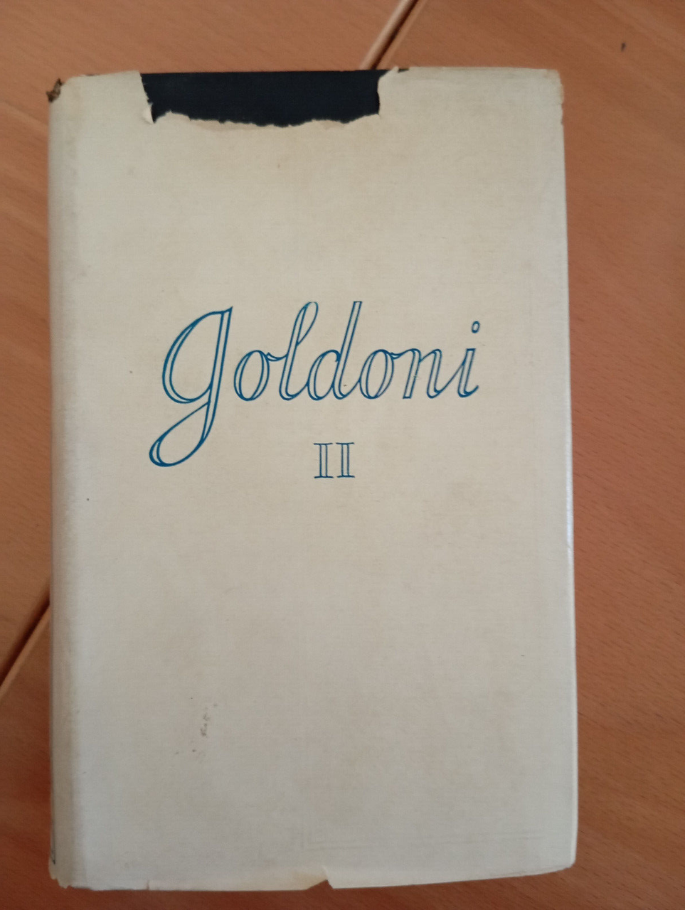 Carlo Goldoni, Opere volume II, secondo, 2, Mondadori, 1959