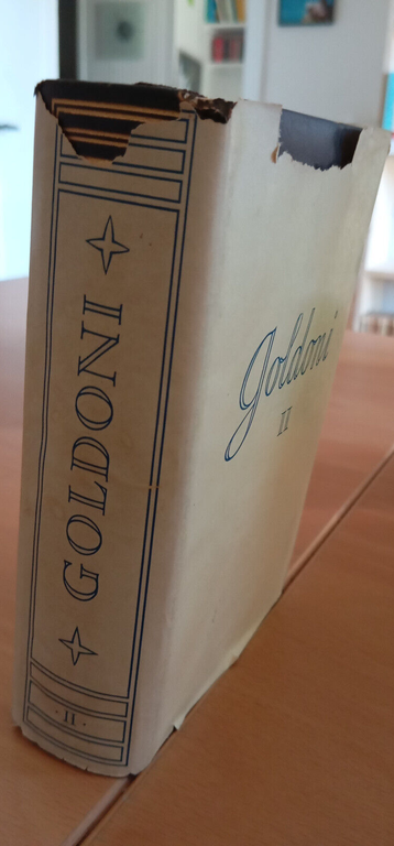 Carlo Goldoni, Opere volume II, secondo, 2, Mondadori, 1959