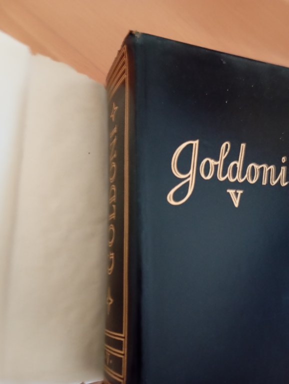 Carlo Goldoni, Opere volume V quinto 5, Mondadori, 1959 | Immagine Gallery 8