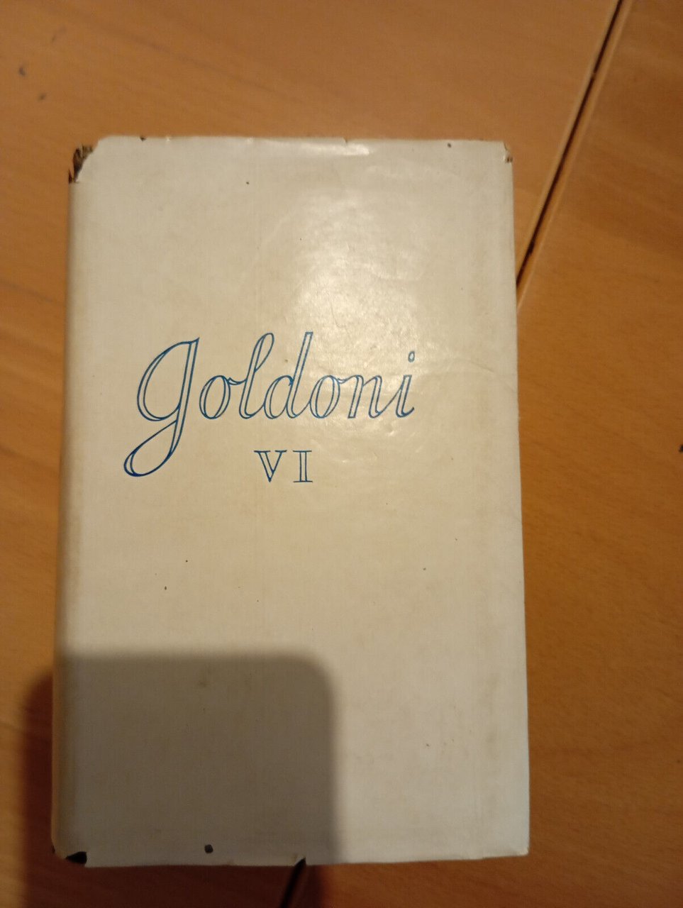 Carlo Goldoni, Opere volume VI, Sesto, 6 Mondadori, 1960