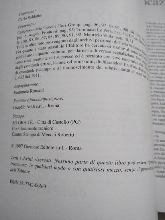 Carlo Verdone, Franco Montini, Gremese editore, 1997