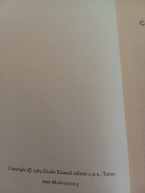 Cartoline di Mare, Nico Orengo, Einaudi, 1984