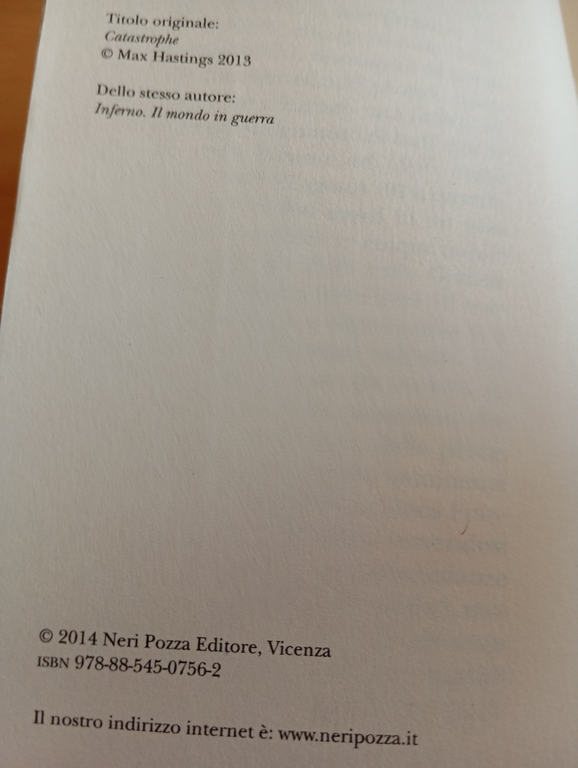 Catastrofe 1914. L'Europa in Guerra, Max Hastings, Neri Pozza, 2014 | Immagine Gallery 6