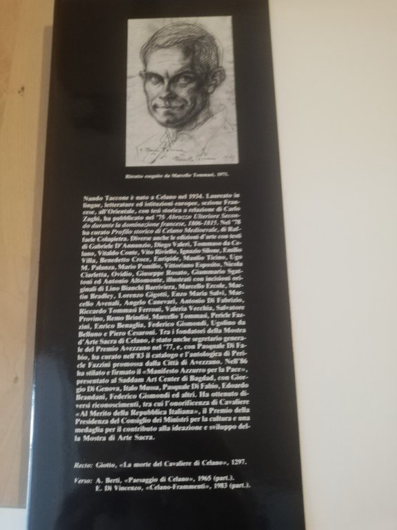 Celano oggi. Memoria d'arte, Nando Taccone, Edizioni Bora, 1990