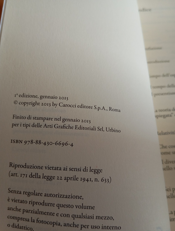 Che cos'è il tempo? Einstein Godel e l'esperienza comune, Mauro …