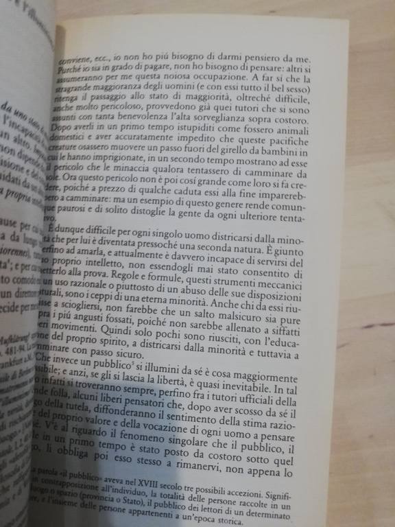 Che cos'è l'illuminismo? Immanuel Kant e altri, Editori Riuniti, 1997