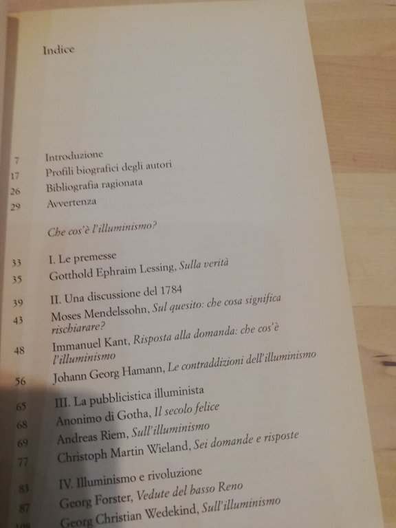 Che cos'è l'illuminismo? Immanuel Kant e altri, Editori Riuniti, 1997