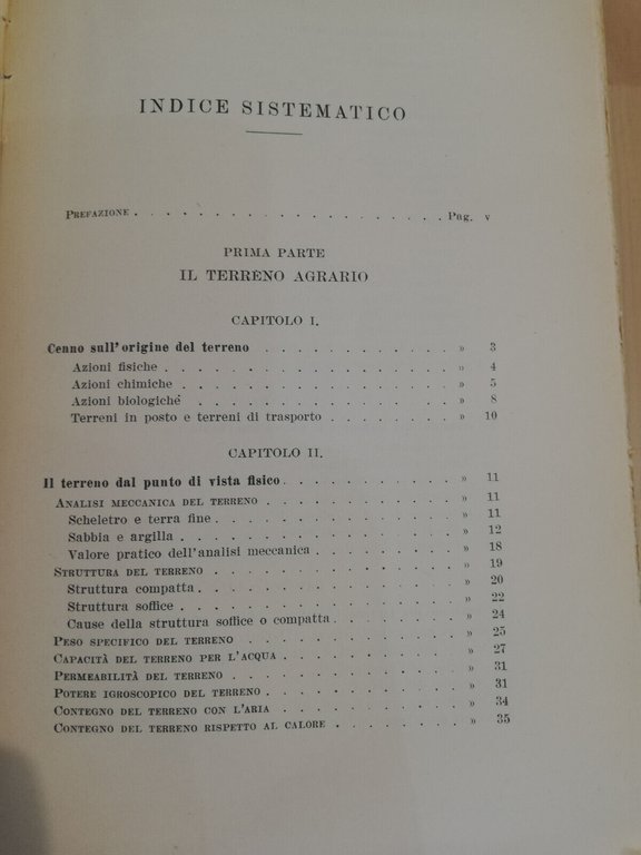 Chimica pedologica Il terreno ed i fertilizzanti, Ciro Ravenna, Zanichelli, …