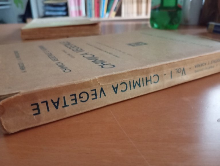 Chimica vegetale volume primo, Menozzi Pratolongo, Hoepli 1950 per collezionisti