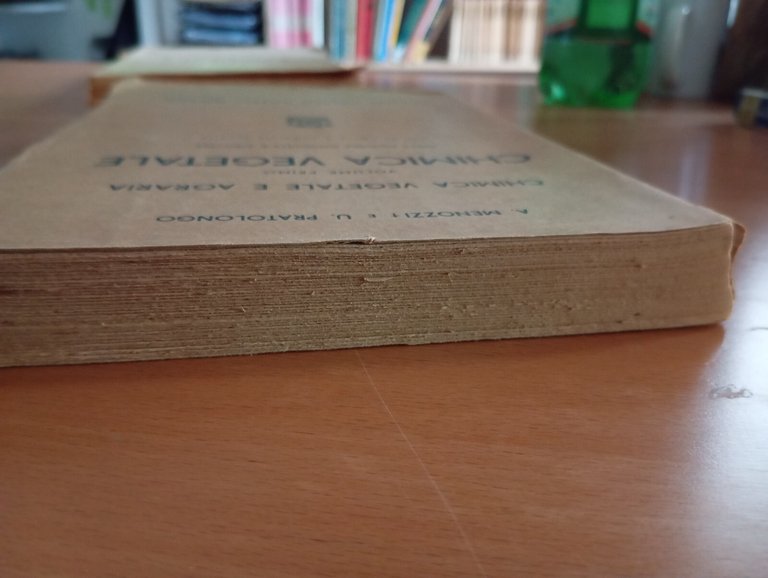 Chimica vegetale volume primo, Menozzi Pratolongo, Hoepli 1950 per collezionisti