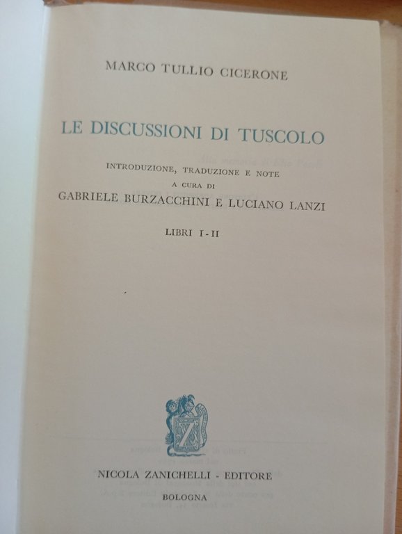 Cicerone, Le discussioni di Tuscolo, due volumi, libri I - … | Immagine Gallery 6