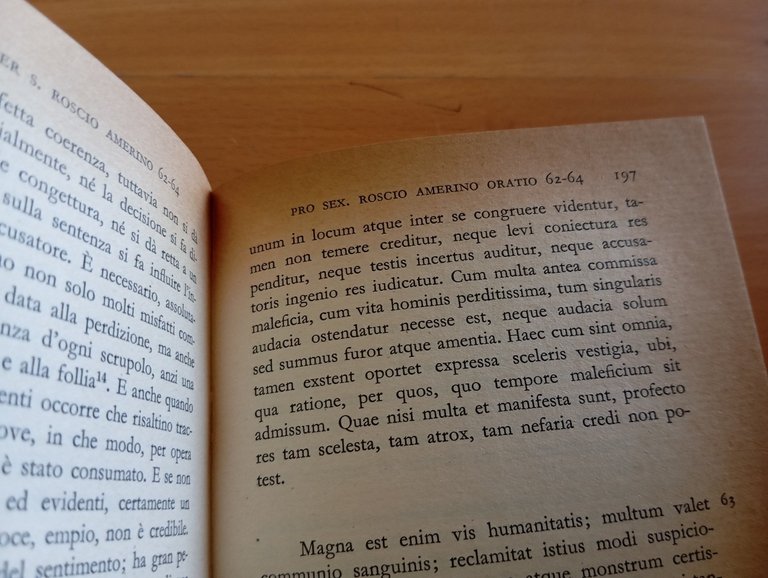 Cicerone, Orazioni Publio Quinzio, Sesto Roscio, L'attore comico, Mondadori 1964 | Immagine Gallery 10