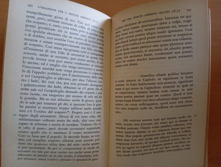 Cicerone, Orazioni Publio Quinzio, Sesto Roscio, L'attore comico, Mondadori 1964 | Immagine Gallery 9