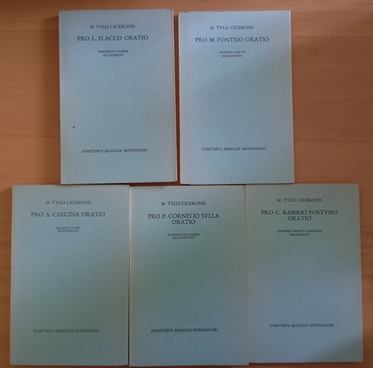 Ciceronis, Flacco, Fonteio, Caecina, Cornelio Sulla, Rabirio, Mondadori, 1967 | Immagine principale
