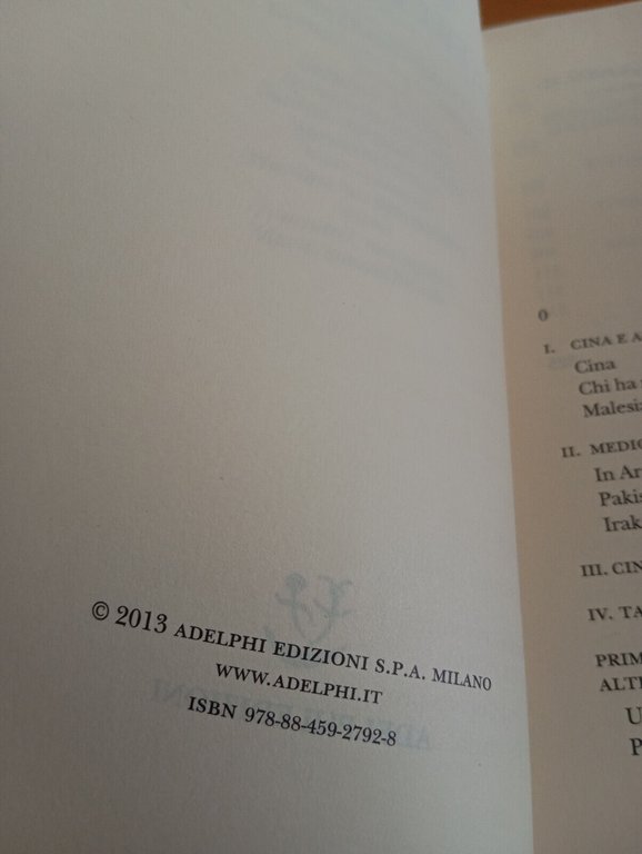 Cina e altri orienti, Giorgio Manganelli, Adelphi, 2013