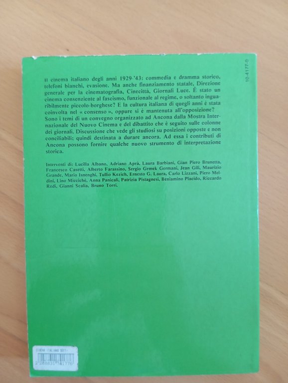 Cinema italiano sotto il fascismo, Riccardo Redi, Marsilio, 1979