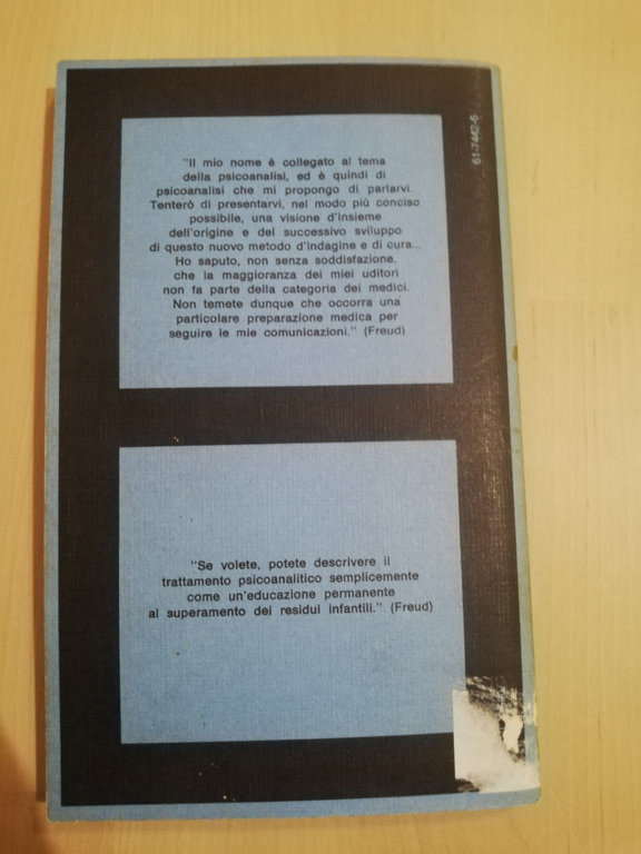 Cinque conferenze sulla psicoanalisi, Sigmund Freud, 1977, Boringhieri