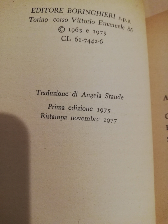 Cinque conferenze sulla psicoanalisi, Sigmund Freud, 1977, Boringhieri