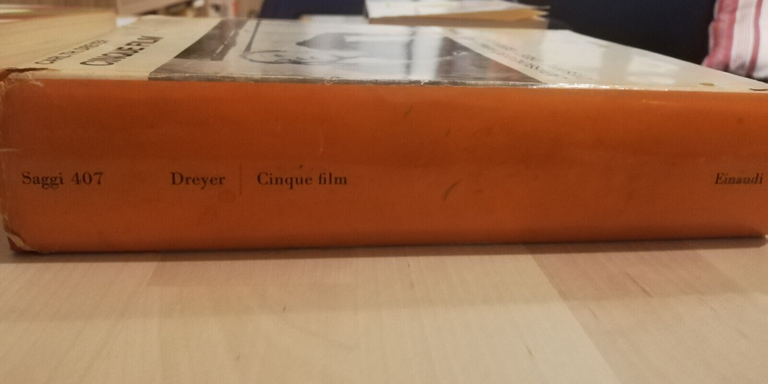 Cinque film, Carl Th. Dreyer, 1967, Einaudi