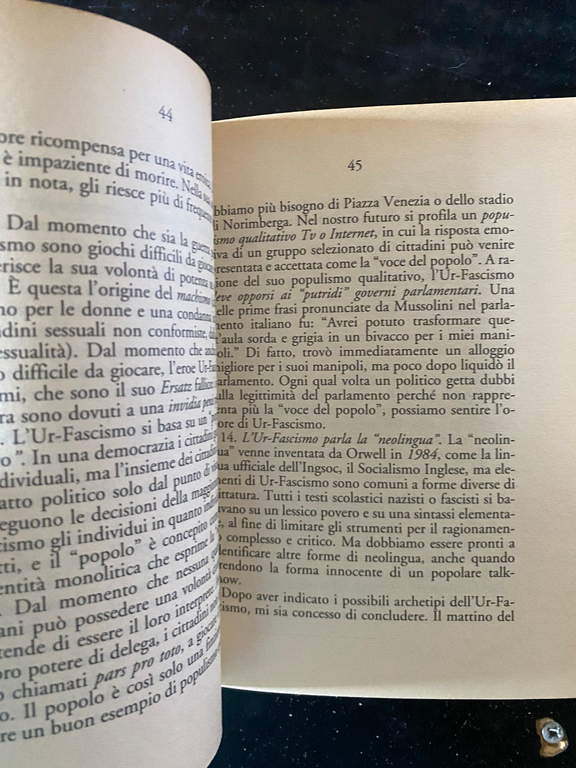 Cinque scritti morali, Umberto Eco, Bompiani, 1997
