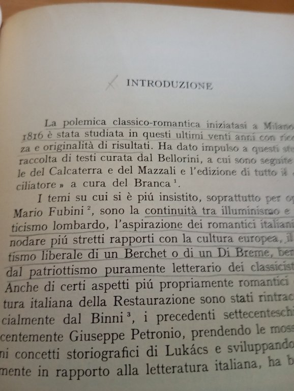 Classicismo e Illuminismo nell'Ottocento italiano, Sebastiano Timpanaro, 1969