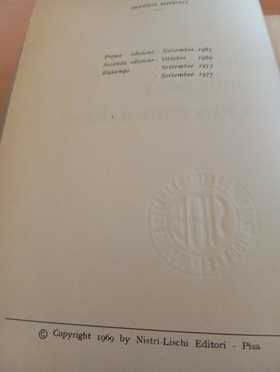 Classicismo e Illuminismo nell'Ottocento italiano, Sebastiano Timpanaro, 1969