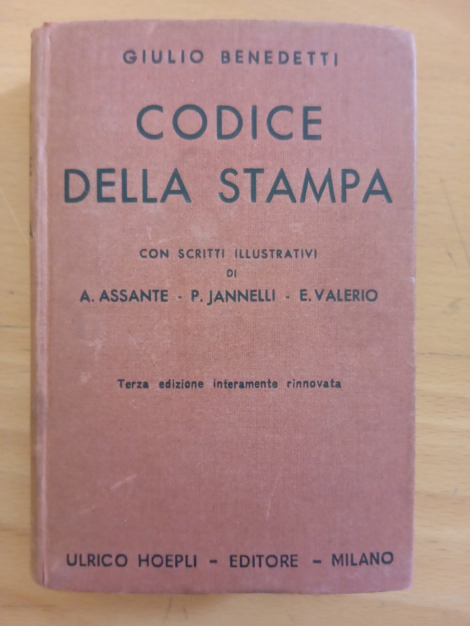 Codice della stampa, G. Benedetti, Hoepli, 1942, Il regime fascista? … | Immagine principale