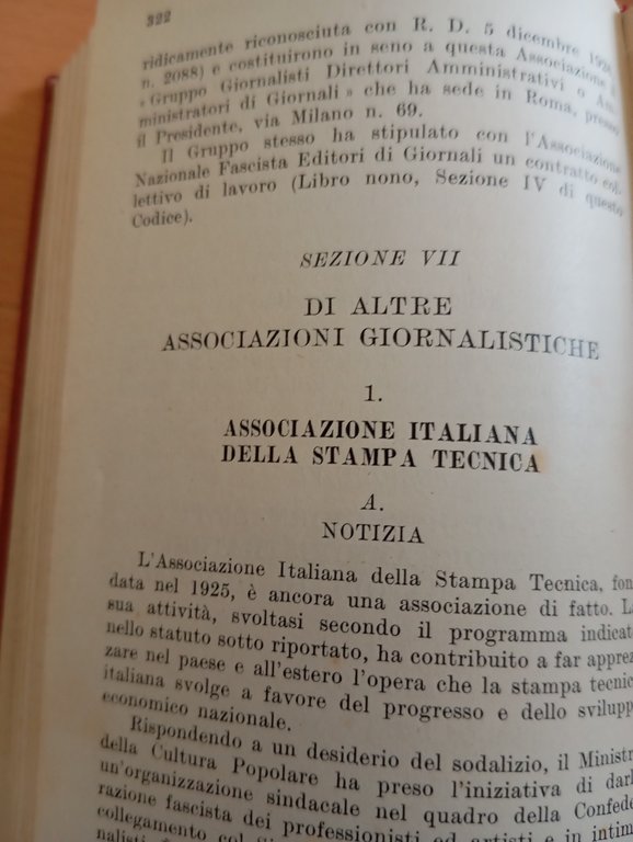 Codice della stampa, G. Benedetti, Hoepli, 1942, Il regime fascista? … | Immagine Gallery 11