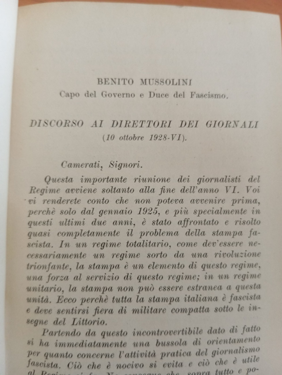 Codice della stampa, G. Benedetti, Hoepli, 1942, Il regime fascista? … | Immagine Gallery 9