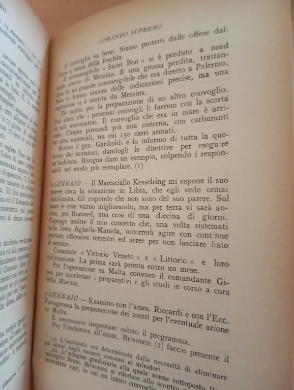 Comando supremo. Diario 1940-1943, Ugo Cavallero, Cappelli, 1948