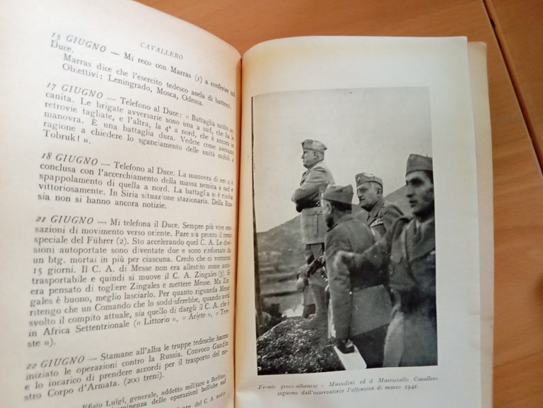 Comando supremo. Diario 1940-1943, Ugo Cavallero, Cappelli, 1948
