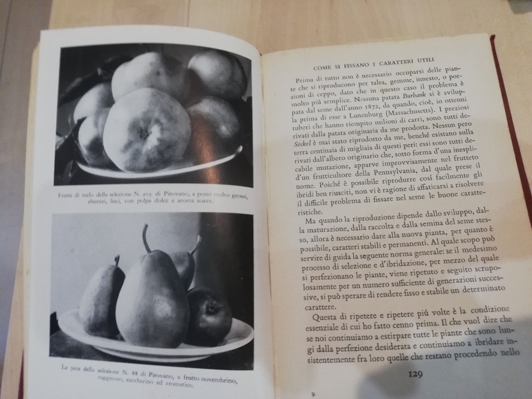 Come si educano le piante, Luther Burbank, Mondadori, 1941