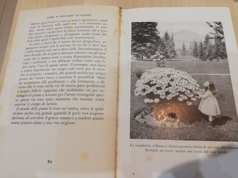 Come si educano le piante, Luther Burbank, Mondadori, 1941