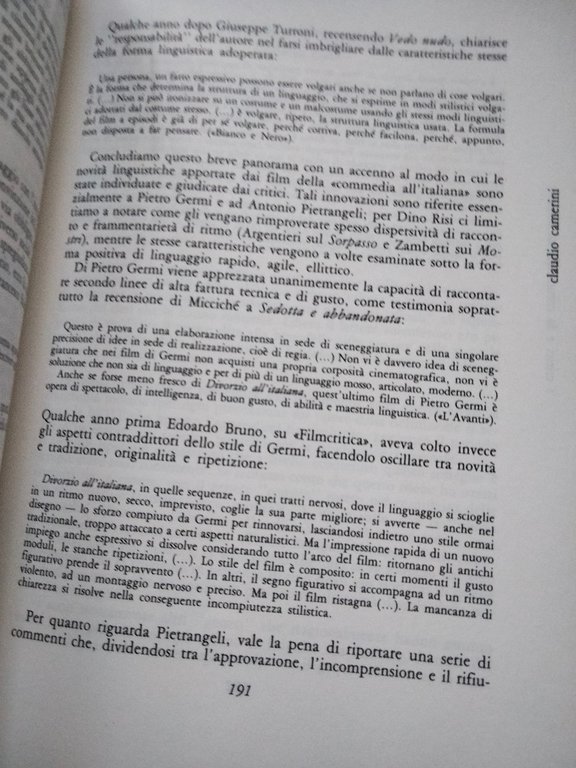 Commedia all'italiana. Angolazioni e controcampi, Riccardo Napolitano, Gangemi