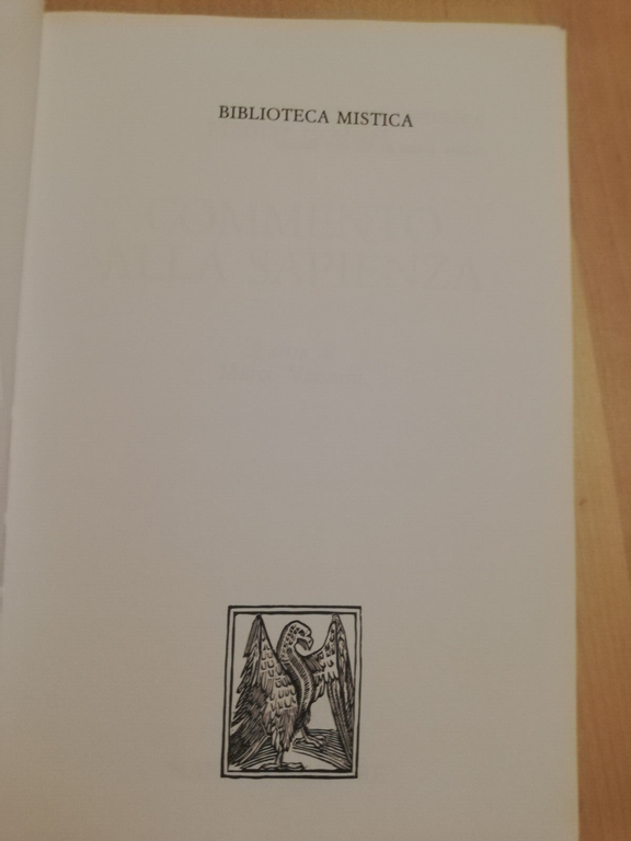 Commento alla sapienza, Meister Eckhart, 1994, Nardini