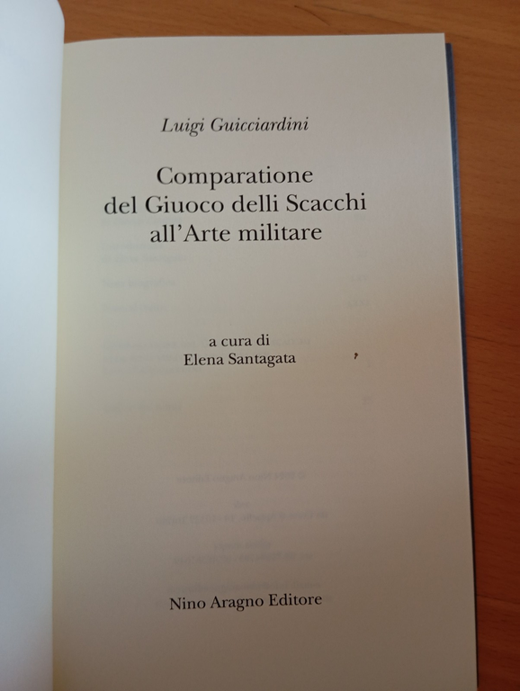 Comparatione del giuoco degli scacchi all'arte militare, Luigi Guicciardini 2024 | Immagine Gallery 5