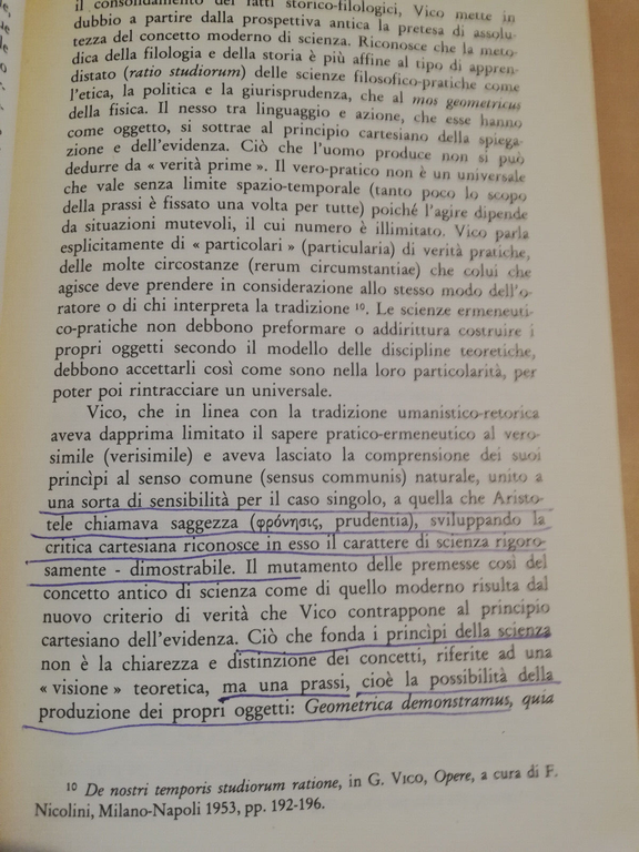 Comprendere o spiegare?, Manfred Riedel, 1989, Guida