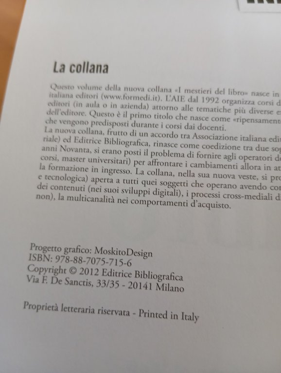 Comunicare il libro. Dalla quarta al web, Silvia Frattini, 2012