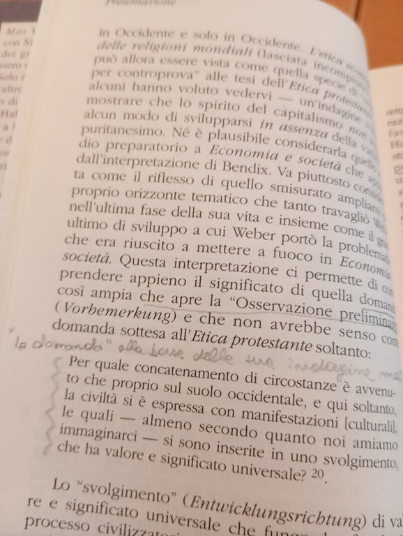 Considerazioni intermedie, Il destino dell'Occidente, Max Weber, Armando, 1995