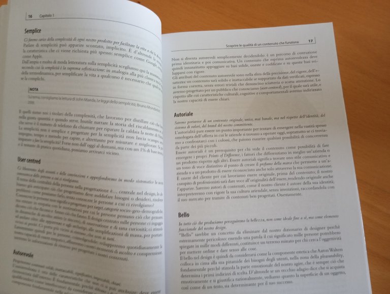 Content design. Progettare contenuti web, Nicola Bonora, Apogeo, 2019