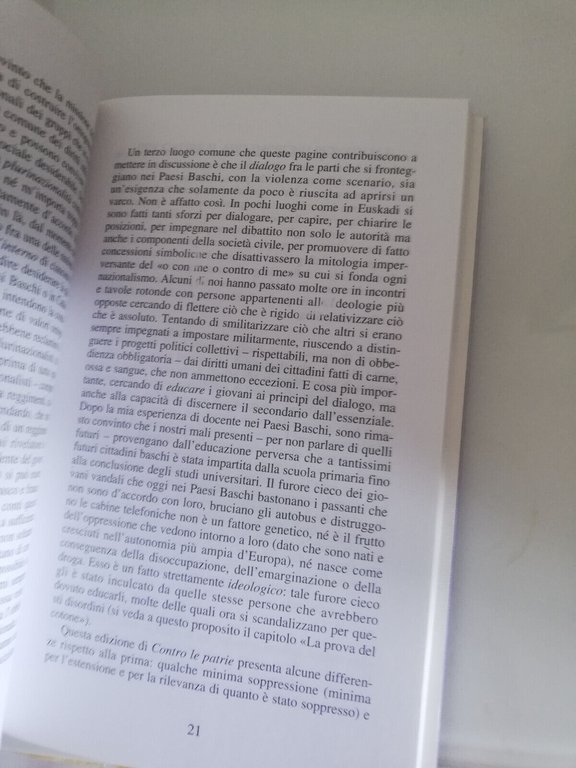 Contro le patrie, Fernando Savater, 1999, Eleuthera, nuovo