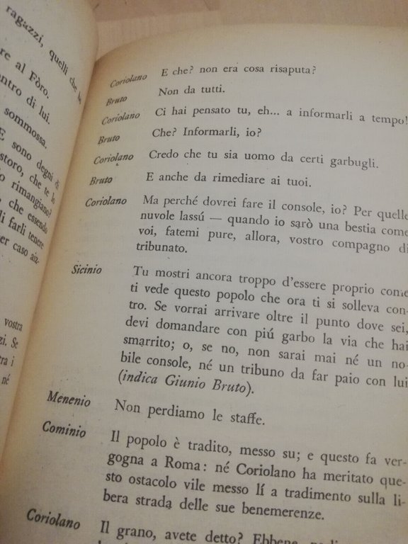 Coriolano, William Shakespeare, Einaudi, 1953