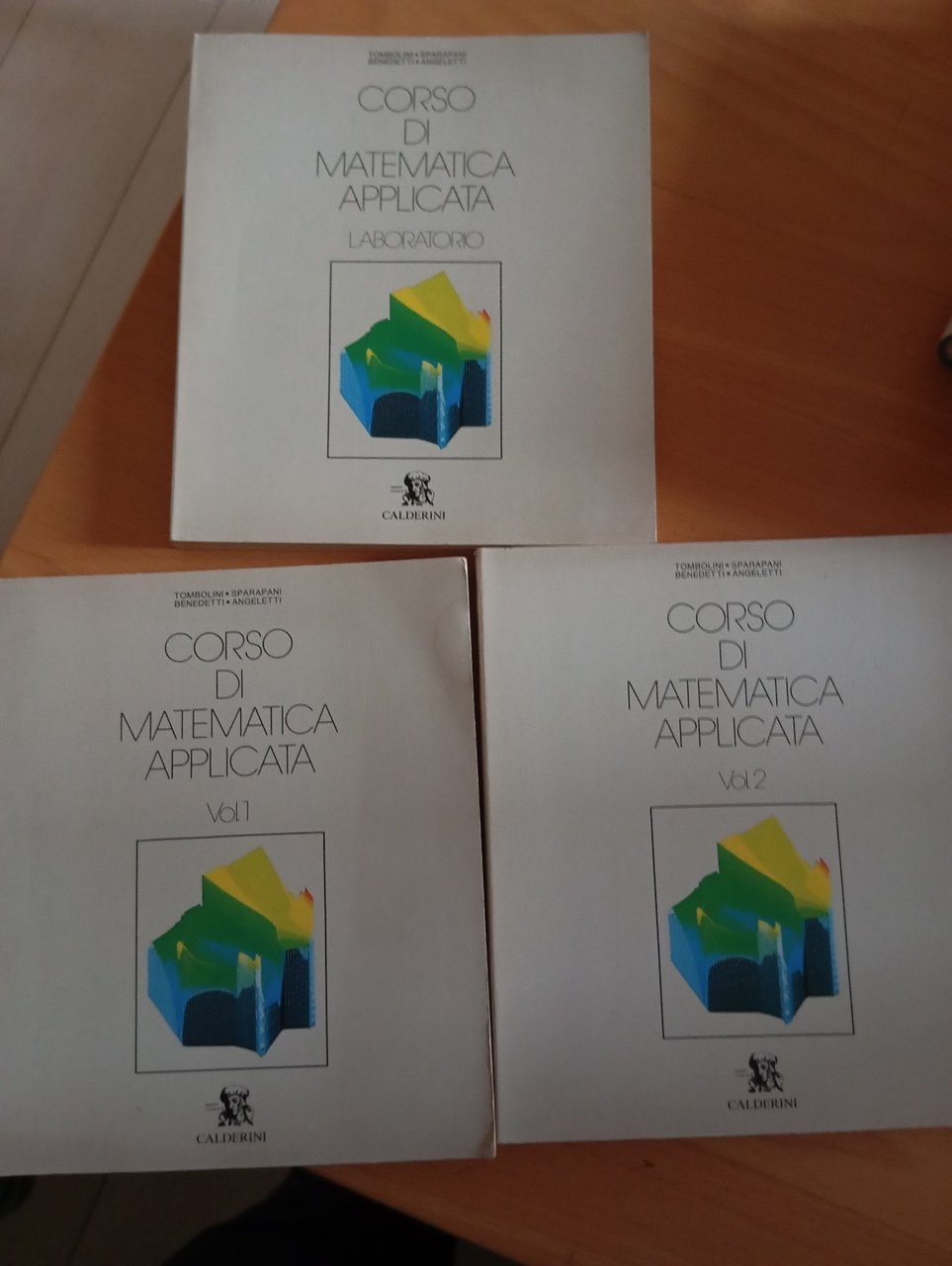 Corso di matematica applicata, 3 volumi, Tombolini Sparapani Benedetti, 1991
