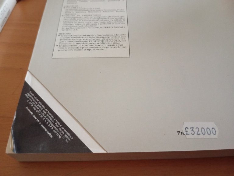 Corso di matematica applicata, 3 volumi, Tombolini Sparapani Benedetti, 1991