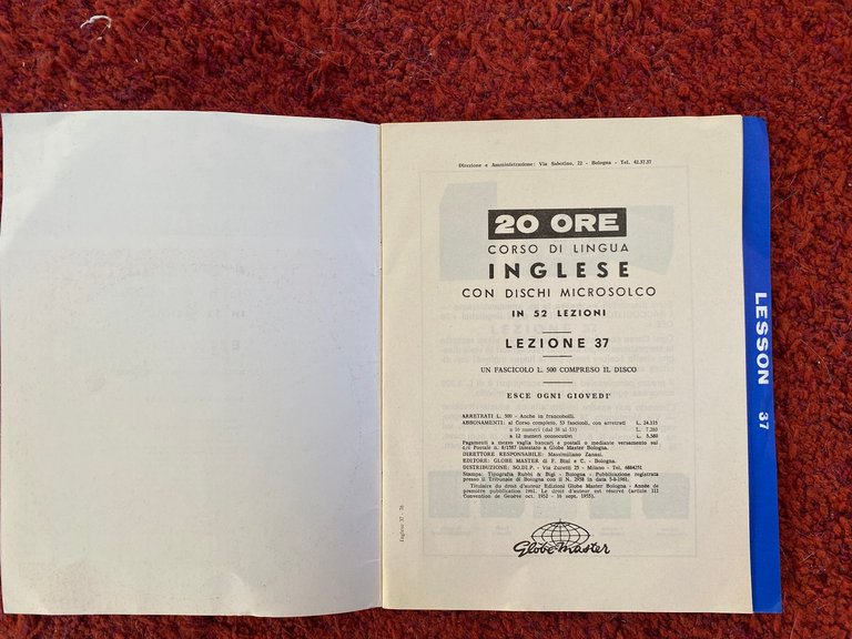 Corso Inglese “20 Ore” Globe Master dischi – Raccolta completa …