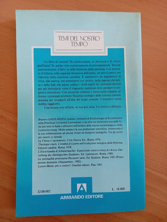 Coscienza cattolica e cultura contemporanea, Brunero Gherardini, Armando, 1987 | Immagine Gallery 4