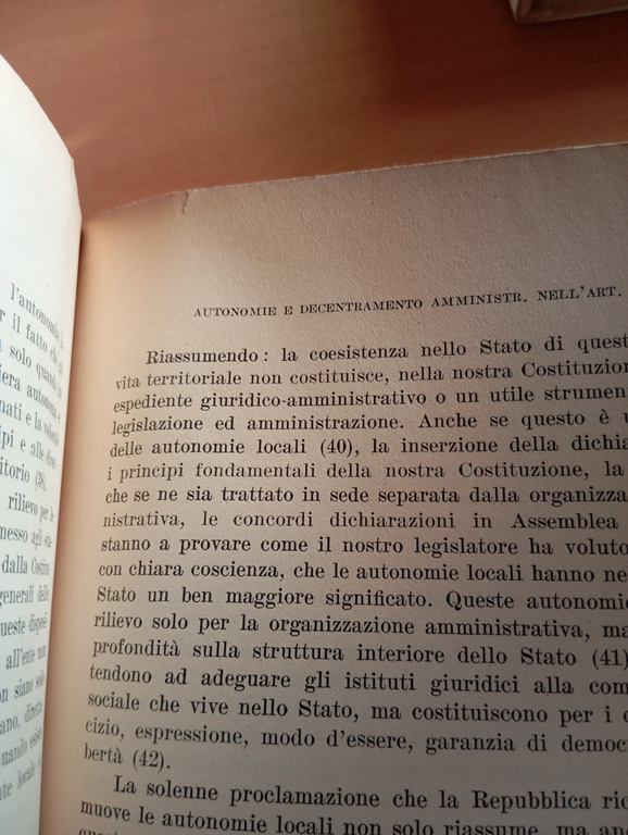 Costituzione italiana, Carlo Esposito, CEDAM, 1954