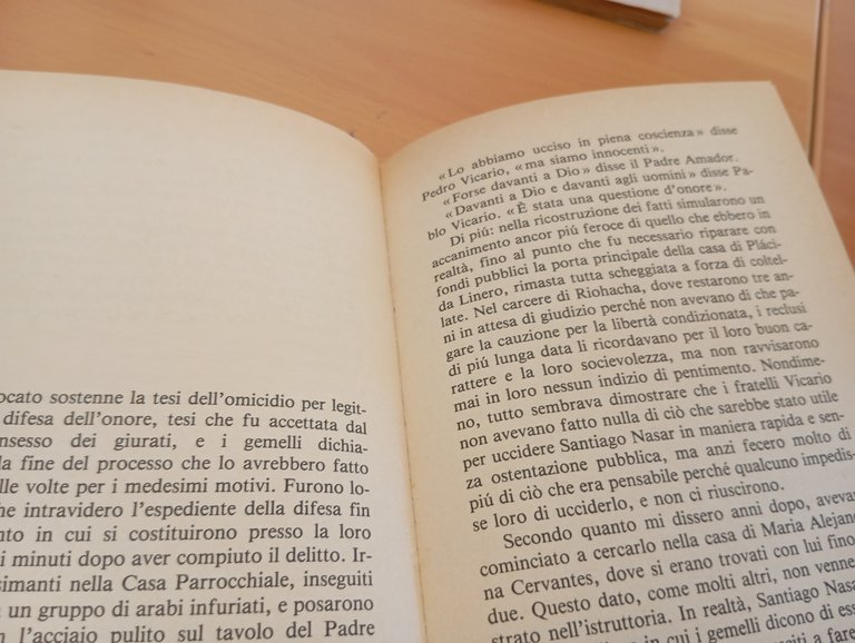 Cronaca di una morte annunciata, Gabriel Garcia Marquez, 1982 CDE … | Immagine Gallery 24