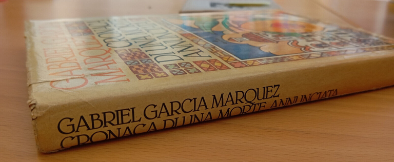 Cronaca di una morte annunciata, Gabriel Garcia Marquez, 1982 CDE …